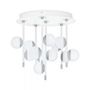 Plafoniera EGLO OLINDRA 96968 - LED 12X2.2W 3000lm 3000K D395mm - Otel - Satinat