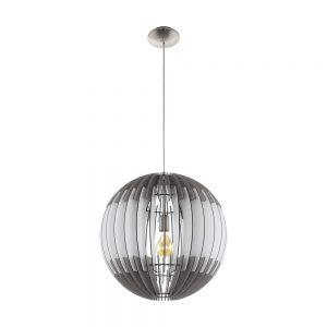 Corpuri de iluminat interior Hl-1 D700 Grau-Weiss-Grau-Nickel'Olmero' Eglo 96974