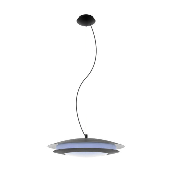 Iluminat Smart Led-Hl D485 Schwarz-Weiss 'Moneva-C' Eglo 96979