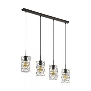 Lustra EGLO ESTEVAU 97066 - E27 4X60W - Otel - Maro