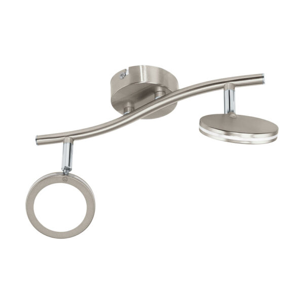 Spoturi iluminat Led-Wele-2 Nickel-M-Weiss 'Karystos' Eglo 97068