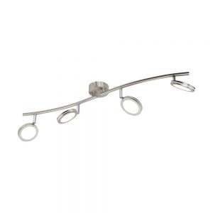 Spoturi iluminat Led-Wele-4 Nickel-M-Weiss 'Karystos' Eglo 97071