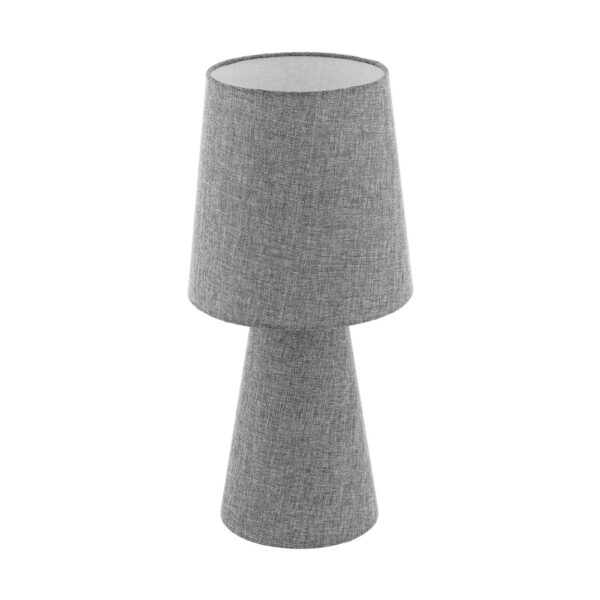Veioza EGLO CARPARA 97132 - E27 2X12W D220mm - Textil - Gri