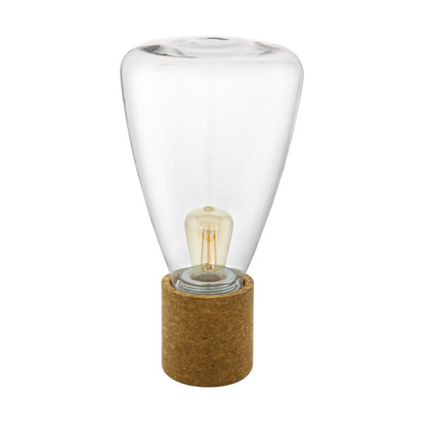 Veioze Tl-1 E27 Kork Glas Klar 'Olival' Eglo 97208