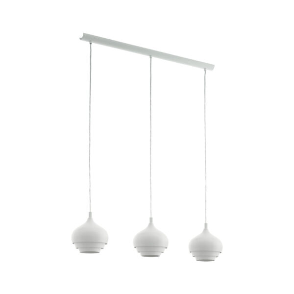 Lustra EGLO CAMBORNE 97213 - E27 3X60W - Otel - Alb