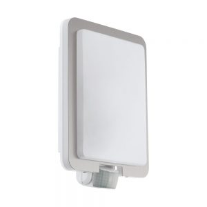 Aplica exterior EGLO MUSSOTTO 97218 - E27 1X28W IP44 - Plastic - Inox - Alb
