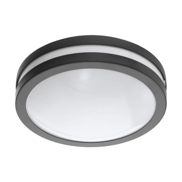 Plafoniera inteligenta exterior EGLO LOCANA-C 97237 - LED RGB 14W 1400lm 3000K IP44 D260mm - Otel zincat - Alb