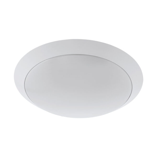 Plafoniera exterior EGLO PILONE 97254 - LED 1X11W 950lm 3000K IP44 D300mm - Otel - Plastic - Alb
