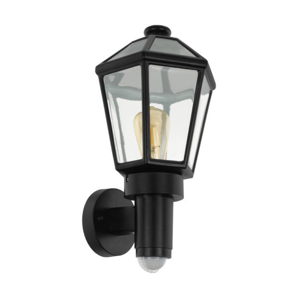 Corpuri de iluminat exterior Al-Wl-1 E27 M-Sensor Schwarz 'Monselice' Eglo 97257