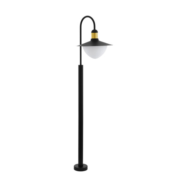 Stalp exterior EGLO SIRMIONE 97287 - E27 1X60W IP44 - Negru - Auriu