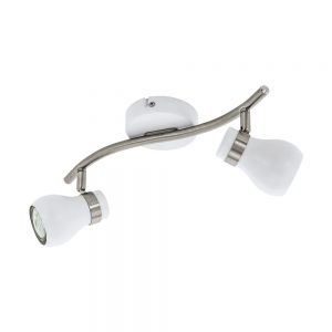 Spoturi iluminat Wele-2 Weiss-Nickel-Matt 'Arboledas' Eglo 97351