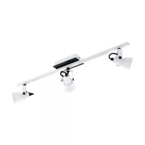 Plafoniera EGLO TRILLO 97373 - GU10 3X5W - Otel - Alb - Negru