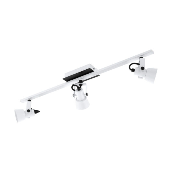 Plafoniera EGLO TRILLO 97373 - GU10 3X5W - Otel - Alb - Negru
