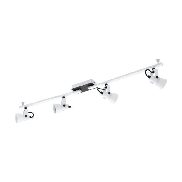 Plafoniera EGLO TRILLO 97374 - GU10 4X5W - Otel - Negru - Alb