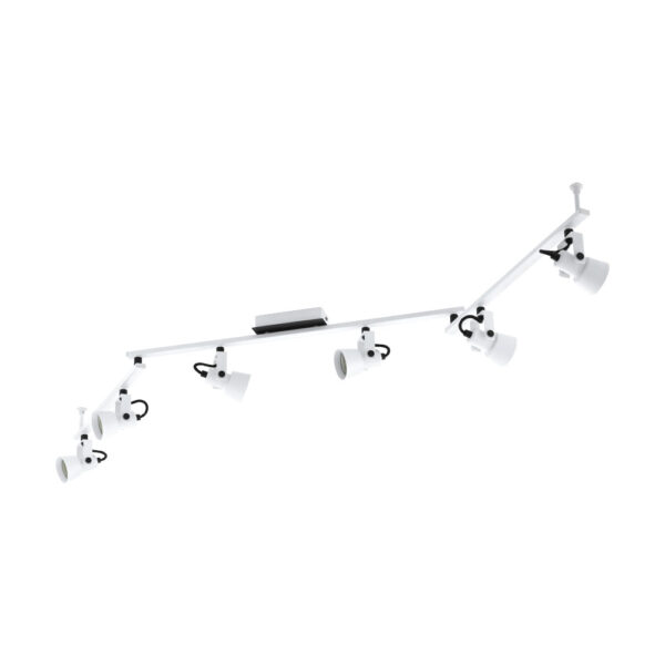 Plafoniera EGLO TRILLO 97375 - GU10 6X5W - Otel - Negru - Alb