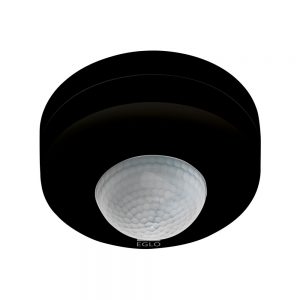 Senzor de miscare 360? 12m EGLO DETECT ME 6 97422 - IP44 D90mm - Negru