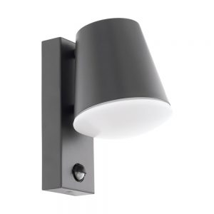 Aplica exterior EGLO CALDIERO 97451 - E27 1X10W IP44 - Otel zincat - Alb