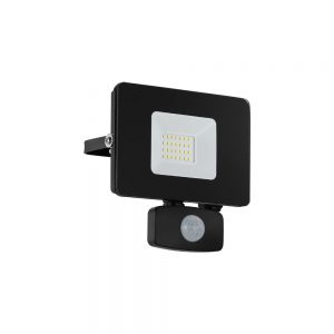 Proiector exterior cu senzor de miscare EGLO FAEDO 3 97461 - LED 20W 1800lm 5000K IP44 - Negru