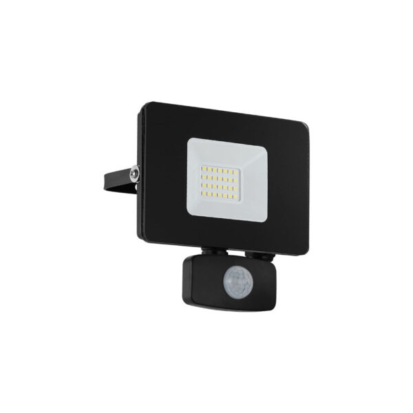 Proiector exterior cu senzor de miscare EGLO FAEDO 3 97461 - LED 20W 1800lm 5000K IP44 - Negru