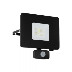 Proiector exterior cu senzor de miscare EGLO FAEDO 3 97462 - LED 30W 2750lm 5000K IP44 - Negru