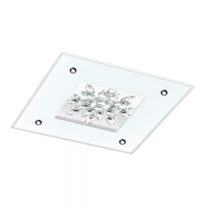 Plafoniera EGLO BENALUA 1 97499 - LED 4X9W 4000lm 3000K - Oglinda - Sticla satinata - Alb