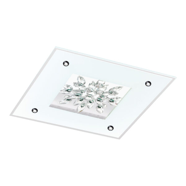 Plafoniera EGLO BENALUA 1 97499 - LED 4X9W 4000lm 3000K - Oglinda - Sticla satinata - Alb