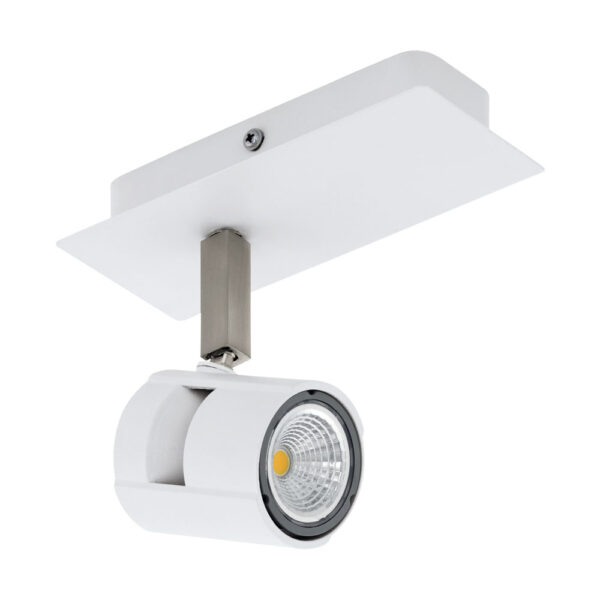 Aplica EGLO VERGIANO 97506 - GU10 1X5W - Otel - Aluminiu - Nichel Mat - Alb