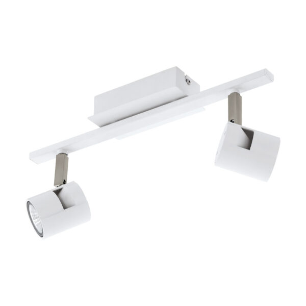 Plafoniera EGLO VERGIANO 97507 - GU10 2X5W - Otel - Aluminiu - Nichel Mat - Alb