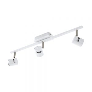 Plafoniera EGLO VERGIANO 97508 - GU10 3X5W - Otel - Aluminiu - Nichel Mat - Alb