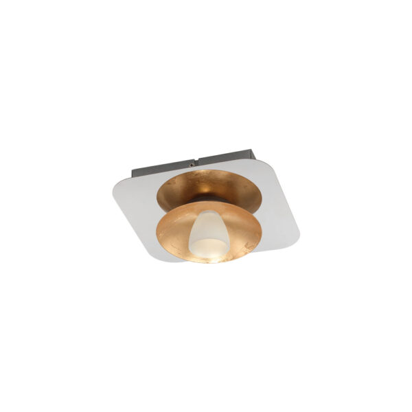 Plafoniera EGLO TORANO 97521 - LED 1X5.4W 510lm 3000K - Sticla satinata - Auriu - Crom