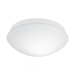 Plafoniera baie EGLO BARI-M 97531 - E27 1X20W IP44 D275mm - Sticla - Alb