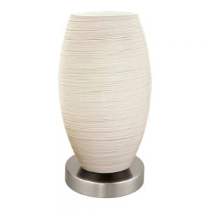 Veioza EGLO BATISTA 3 97589 - E27 1X40W D120mm - Sticla - Nichel Mat