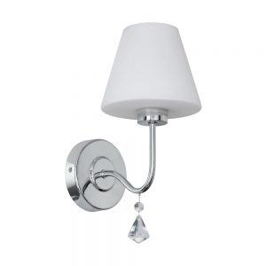 Aplice iluminat Wl-1 G9 Chrom-Weiss-Kristal 'Loretto' Eglo 97609
