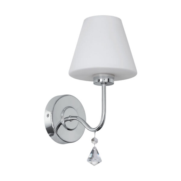 Aplice iluminat Wl-1 G9 Chrom-Weiss-Kristal 'Loretto' Eglo 97609