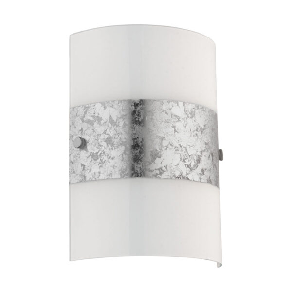 Aplice iluminat Wl-1 E14 Satiniert-Silber 'Fiumana' Eglo 97656