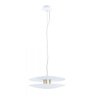 Pendul EGLO TRAPPETO 97669 - LED 2X9W 1860lm 3000K D470mm - Alb
