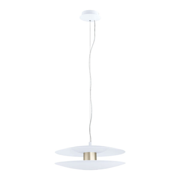 Pendul EGLO TRAPPETO 97669 - LED 2X9W 1860lm 3000K D470mm - Alb
