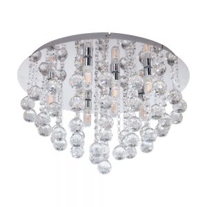 Plafoniera baie EGLO ALMONTE 97699 - G9 8X3W IP44 D500mm - Cristal - Transparent