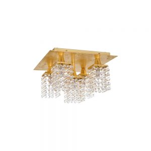 Plafoniera EGLO PYTON GOLD 97721 - G9 5X3W - Cristal - Transparent