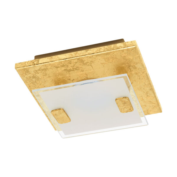 Plafoniera EGLO VICARO 1 97757 - LED 1X2.5W 180lm 3000K - Sticla satinata - Auriu