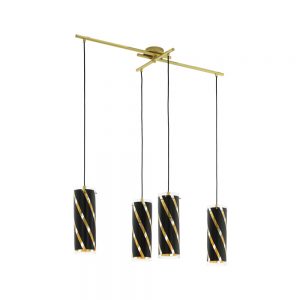 Corpuri de iluminat interior Hl-4 Gold-Schwarz-Gold 'Pinto Nero 1' Eglo 97768