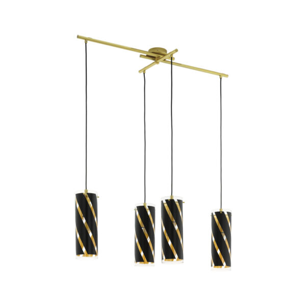 Corpuri de iluminat interior Hl-4 Gold-Schwarz-Gold 'Pinto Nero 1' Eglo 97768