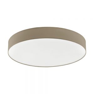 Plafoniera EGLO ROMAO 3 97783 - LED 60W 5800lm 3000-5000K D760mm - Textil - Gri Maroniu - Alb