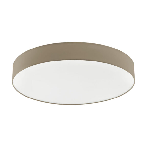 Plafoniera EGLO ROMAO 3 97783 - LED 60W 5800lm 3000-5000K D760mm - Textil - Gri Maroniu - Alb