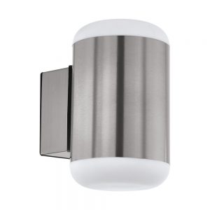 Corpuri de iluminat exterior Al-Wl-1 E27 Edelstahl-Weiss 'Merlito' Eglo 97843
