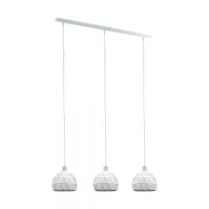 Lustra EGLO ROCCAFORTE 97857 - E14 3X40W - Otel - Alb
