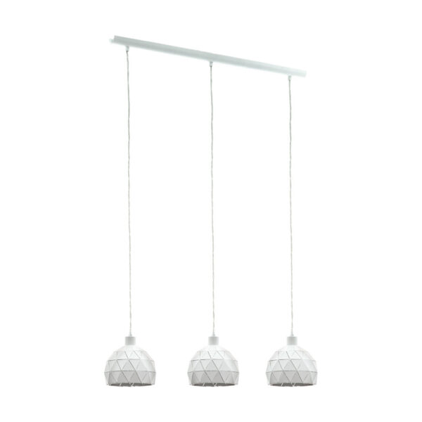 Lustra EGLO ROCCAFORTE 97857 - E14 3X40W - Otel - Alb