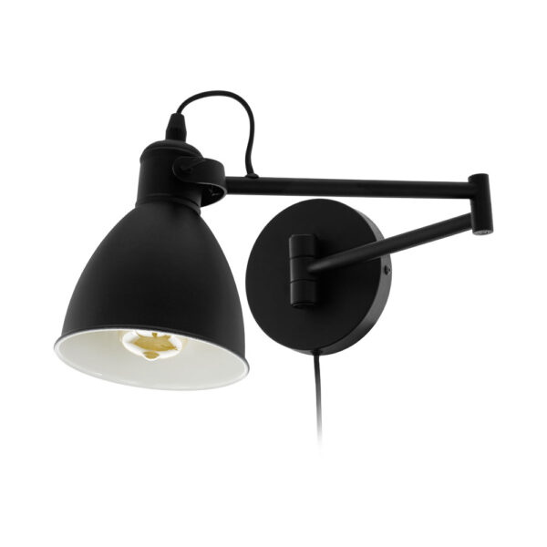 Aplica EGLO SAN PERI 97886 - E27 1X10W - Otel - Negru