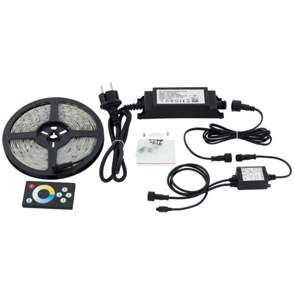 KIT banda LED dimabila cu telecomanda EGLO FLEX 97926 - TW 17W 1000lm 3000-7000K IP44 - 5000mm