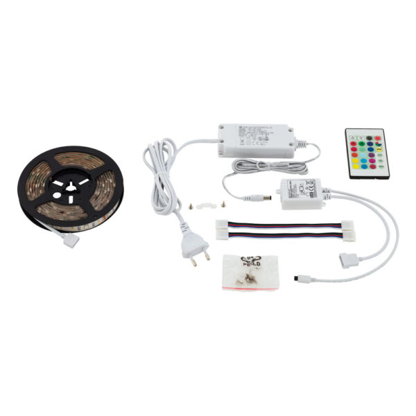 KIT banda LED dimabila cu telecomanda EGLO FLEX 97927 - RGB TW 10W 600lm 3000K - 2000mm